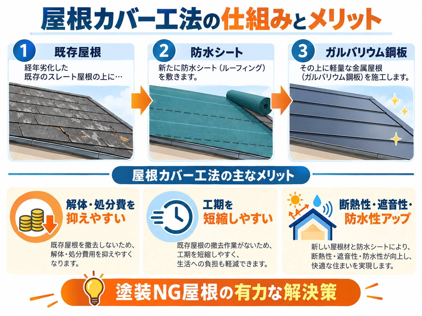 【パミール・コロニアルネオは塗装NG】塗っても剥がれる姫路の危険な屋根材と、失敗しない「カバー工法」の全知識